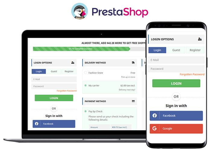 prestashop one page checkout