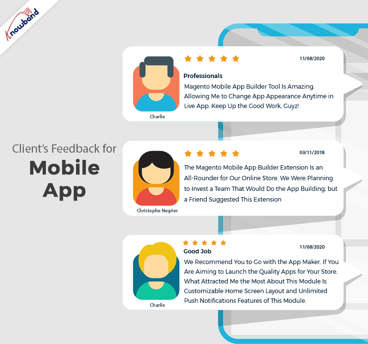 Android and iOS application feedback by knowband