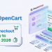 PrestaShop and OpenCart One Page Supercheckout showing all checkout steps on a single fast-loading page