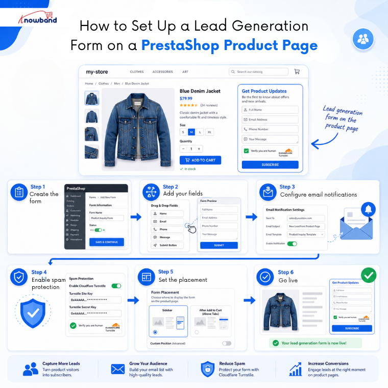 How to Set Up a Lead Generation Form on a PrestaShop Product Page